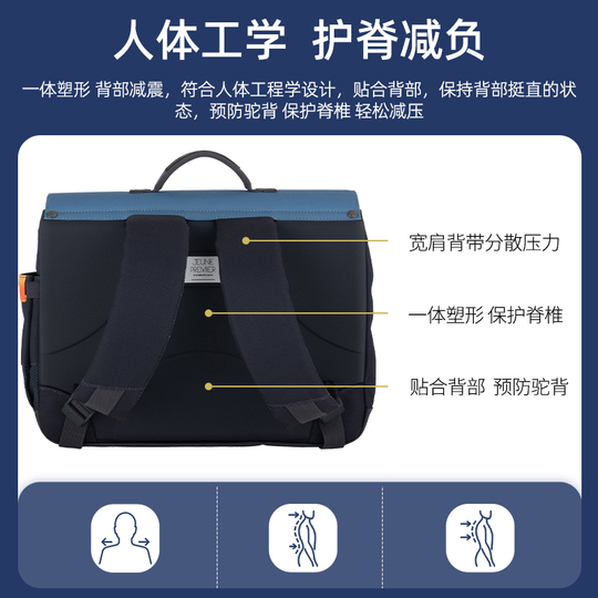 日本未入荷JEUNE PREMIER ランドセル スクールバッグ 通学バッグ Jeune Premier スクールバッグ - British Medium - 防水 - 6-12歳