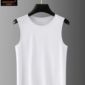 
5A antibacterial hyphal cotton sweat vest men's ice silk summer thin cotton sleeveless T-shirt vest base shirt underwear