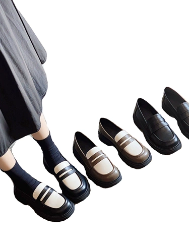 金佰川 Демисезонная обувь, туфли, лоферы для отдыха, тренд сезона, в корейском стиле