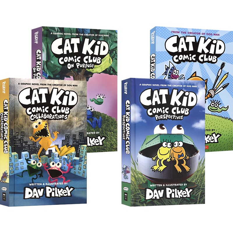 Coffret Cat Kid Comic Club 15 de Dav Pilkey Édition