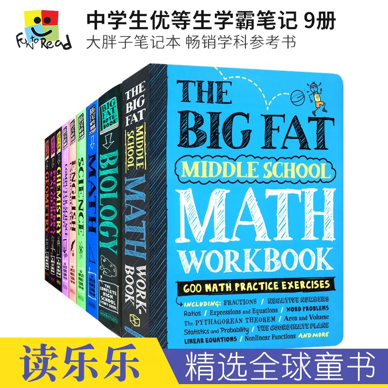 英文原版Everything You Need to Ace in One Big Fat Notebook 美国