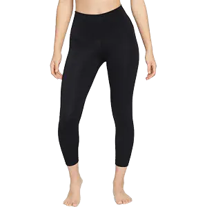 Nike 緊身褲Yoga Leggings 高腰黑吸濕快乾瑜珈內搭運動DM7024-010, NIKE