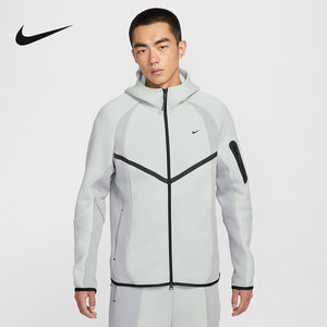
NIKE Nike men's knitted jacket winter new casual embroidered zipper pocket hooded jacket IF1326-034