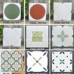 Foshan Ceramic Art Tiles 600X600 Background Wall Tiles Homestay Tiles Non-Slip Wear-Resistant Kitchen and Bathroom Floor Tiles