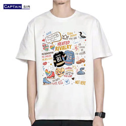 Peak Rivalry Heated Rivalry Hand-Drawn Style Fierce Competition Movie Merchandise Short-Sleeve T-Shirt Unisex Cotton