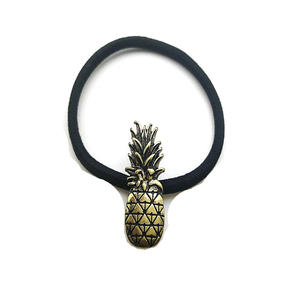 Foreign trade jewelry European and American popular fashion trim hair jewelry head jewelry retro pineapple haptail hair rope
