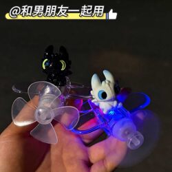 No. 9 Electric Vehicle Decorative Accessories, Car-Mounted Ornaments, Wind-Powered Small Airplanes, Motorcycles, Cute Figurines