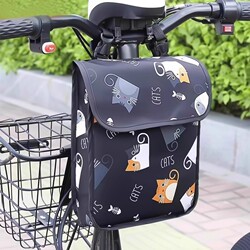 Electric Vehicle Front-Mounted Phone Bag, Charger Storage Pouch, Waterproof Multifunctional Storage Bag for Electric Bikes