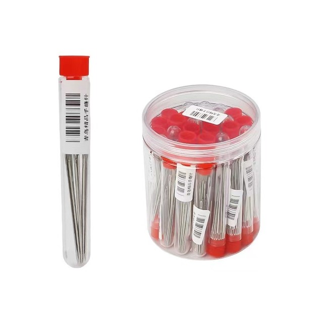 18 household big eye hand sewing needles 18 tube needles large eye quilt quilt needles hand embroidery diy sewing needles