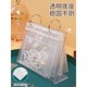 Anti -oxidized jewelry box earrings earrings necklace hand decorative box earrings ring transparent storage bag sealed and portable
