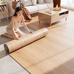 Wood Grain Self-Adhesive Floor Stickers, Floor Vinyl for Cement Floors, Wear-Resistant Pvc Floor Stickers for Home Use, Waterproof, Oil-Proof, Moisture-Proof