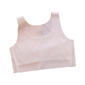 
Girls and girls underwear junior high school students elementary school girls development stage youth traceless vest bra summer breathable thin