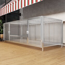 Dog Cage for Large and Medium-Sized Dogs with Toilet, Labrador Cage, Pet Supplies, Large Space, Weasel