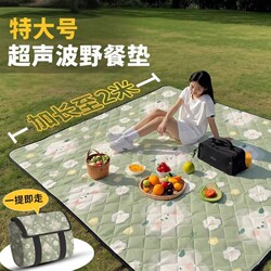 New Picnic Mat, Outdoor Camping Picnic Cushion, Park Spring Outing Moisture-Proof Mat, Waterproof Picnic Mat, Beach Camping Mat