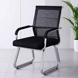 Computer Chair for Home Use, Waist-Protecting, Comfortable for Long Sitting, with Backrest, Suitable for Conference Rooms, Office Chairs, Study Desks, Dormitories