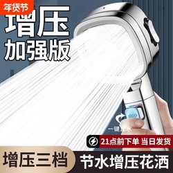 304 Stainless Steel Shower Head Set for Home Use, Slim Waist Design, Pressurized Handheld Shower, Filtered Showerhead