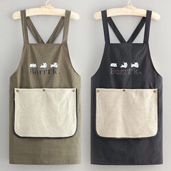 Apron with Hand Towel, New Model for Kitchen Use, Waterproof and Oil-Proof Workwear, Catering-Specific, Durable Women's Apron