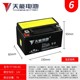 Tianneng motorcycle battery YTX7A-BS maintenance-free Haomai UY Yuexing UU125 pedal battery 12V7AH