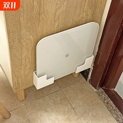Weight scale bracket storage wall hanging artifact