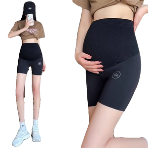 
Maternity pants anti-exposure safety pants for summer thin style wear yoga shark leggings ice silk markless barbie shorts