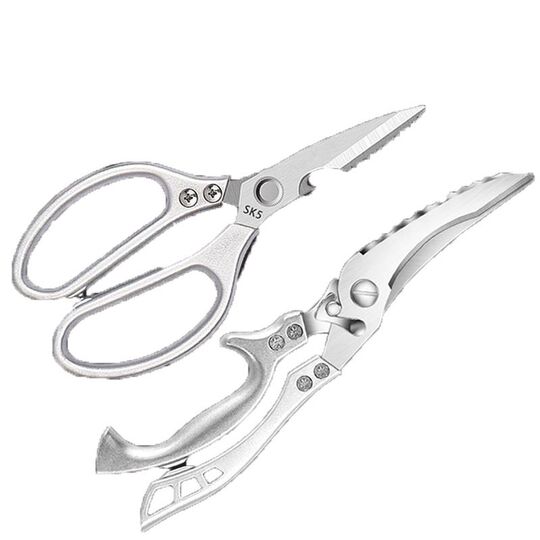 Forbici In Acciaio Per Cucina 2 Forbici Da Cucina In Acciaio Inox - Foto 5