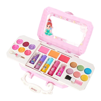 Children's cosmetics toy set non-toxic girls, children's princess performance special makeup box for girls' birthday gifts