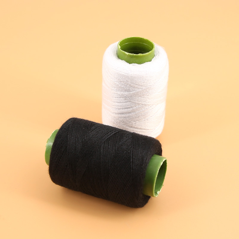 Leonard Sewing Thread - Black & White - 2 Large Rolls