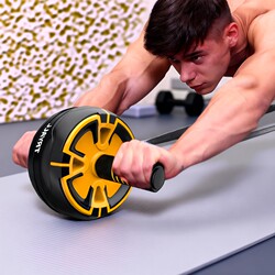 Automatic Rebound Abdominal Wheel, Home Fitness Equipment for Men and Women, Abdominal Muscle Trainer, Abdominal Curling Machine, Roller Abdominal Trainer