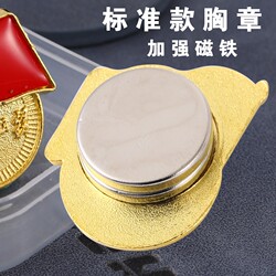 2025 High-End Magnetic Party Badge Pin with Butterfly Clasp, Strong Magnetic Force, 42X Enhanced Magnetic Power, Standard Model, Magnetic Buckle, Magnet That Won'T Damage Clothing, Strong Suction