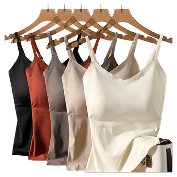 Ice silk camisole with chest pads collected by thousands of people