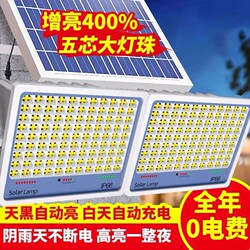 Outdoor Solar Lighting Lamp, Garden Floodlight, Household Ultra-Bright High-Power Led Street Light, Led Indoor One-To-Two