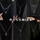 Long necklace for women 2024 new high-end light luxury niche jewelry geometric sweater chain autumn and winter clothing accessories trend