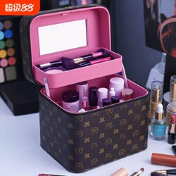 2022 New Model Makeup Bag, Large Capacity, Portable, High-End, Professional Travel Makeup Storage Bag, Hand-Held