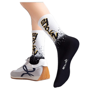 
Trendy sports basketball socks men's mid-calf socks deodorant spring and summer thin youth breathable sweat-absorbent anti-pilling socks