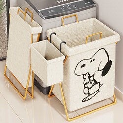 Dirty Laundry Basket for Bedroom, Foldable Dirty Clothes Storage Bin, Household Laundry Basket with Lid for Bathroom, Waterproof for Socks and Clothes