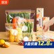 Sealed bag Food grade fresh-keeping bag Self-sealed plastic sealing thickened household storage and freezing special package with sealing heating