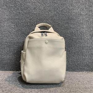 
New genuine leather backpack Korean version of versatile top layer cowhide simple universal backpack for men and women lightweight backpack