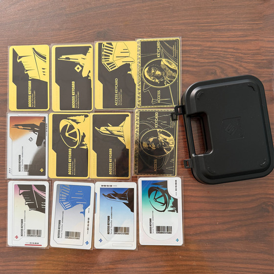 
Delta Action metal room card complete set of big red room card East Building Manager's Office President's Living Room Second Supervisor Bakshi