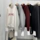 Sweatshirt long-sleeved spring new letter print loose lazy style versatile top for women B#11
