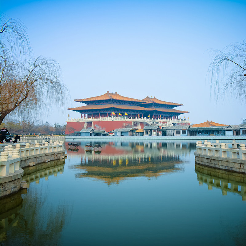 河南郑州旅游2天1晚跟团游少林寺龙门石窟开封府清明上河园二日游