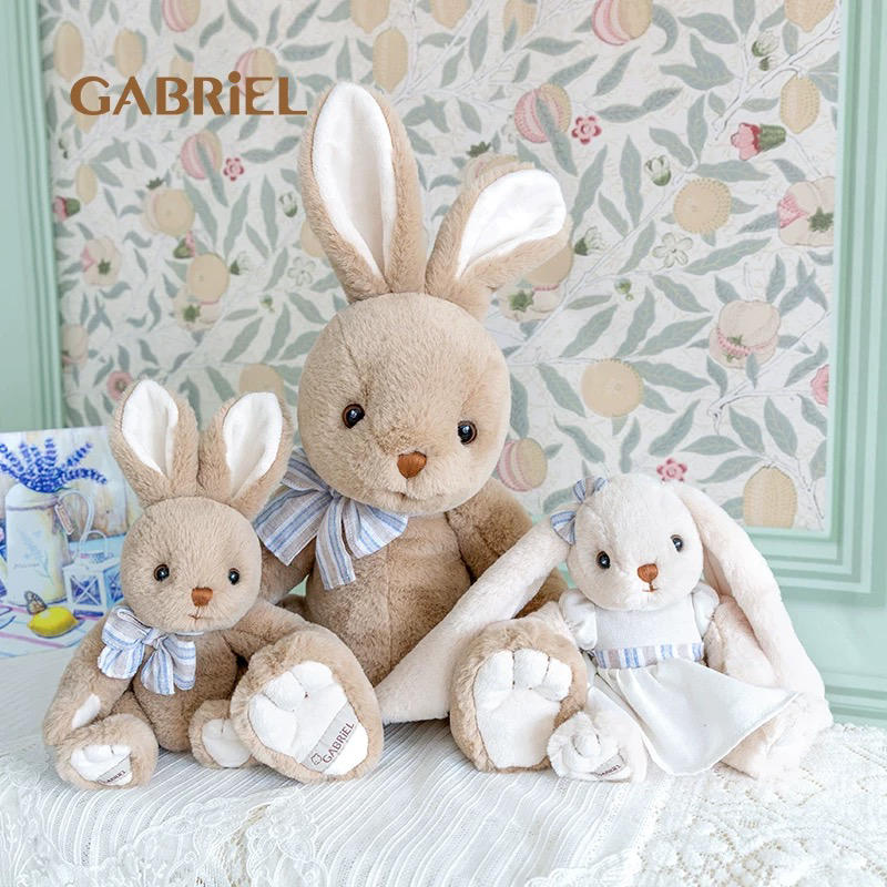 伽百利专柜正品 Gabriel 兔子毛绒玩偶睡觉抱公仔【礼盒单拍】-淘宝网