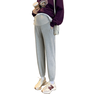 
Maternity pants autumn and winter outerwear sports pants casual leggings winter velvet thickened sweatpants maternity wear winter wear