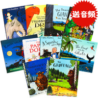 Julia Donaldson Picture Book Set | 10 Volumes With Handbag | Gruffalo & Gruffalo's Child Stories | Children's Smart Bean Book