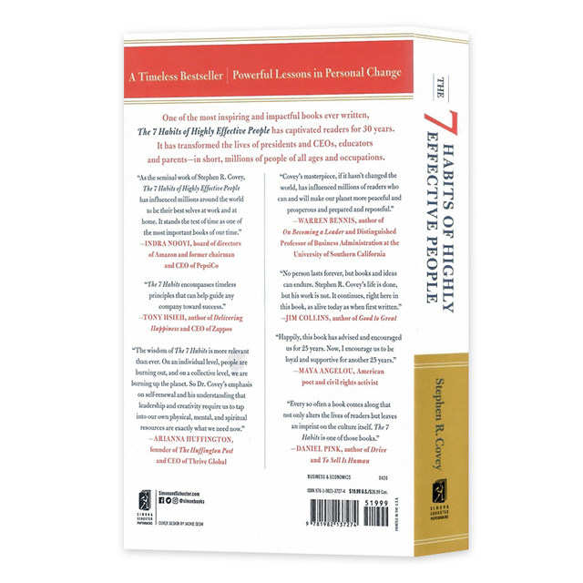 The 7 Habits of Highly Effective People Imported English Original ...