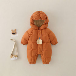 Baby Outerwear Clothing, Warm Clothing for Male and Female Babies, Winter and Autumn Thickeneded Jumpsuits, Newborn Outerwear Clothing
