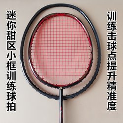 Authentic Badminton Racket Mini Sweet Spot Full Carbon Fiber Ultra-Light 5U Durable Type for Men and Women Professional Training Small Frame Racket