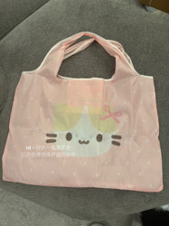 A Large Bluefin Tuna*Original Marshmallow Cat Shopping Bag Eco-Friendly Bag Foldable Storage Bag Large Capacity