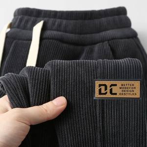
Corduroy pants men's autumn and winter new loose large size plus velvet leg sports casual versatile workwear sweatpants