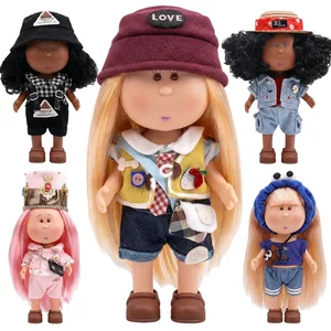 24厘米西班牙Mia土豆娃娃衣服换装mia公仔连衣裙换装套装整套毛绒