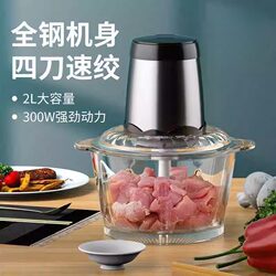 Electric Meat Grinder for Home Use, Sturdy Multifunctional Kitchen Grinder, Small Mincer and Crusher